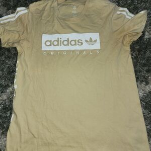 Adidas Originals Beige Short Sleeve Tee